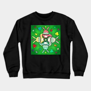 Masked Bunnies Crewneck Sweatshirt